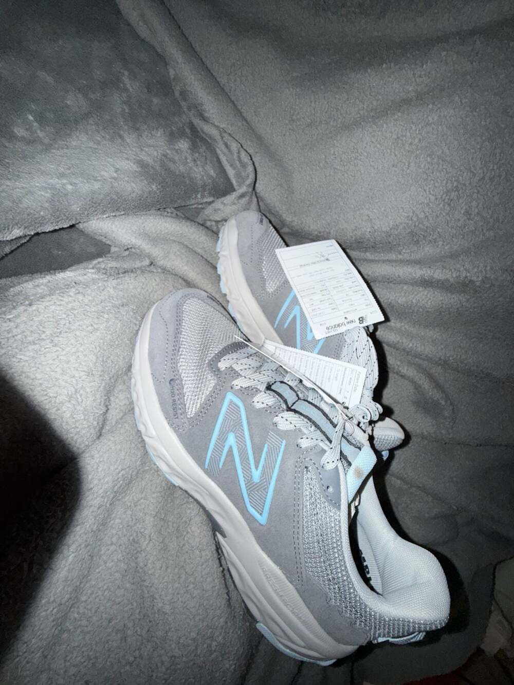 New Balance Fresh Foam 510v6 Trail Running Shoes Women's Size 7B Grey/Blue